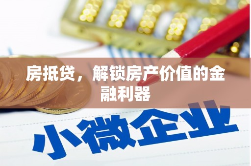 望谟房抵贷，解锁房产价值的金融利器