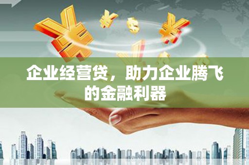 察右前旗企业经营贷，助力企业腾飞的金融利器