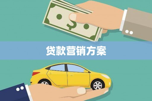 分宜贷款营销方案