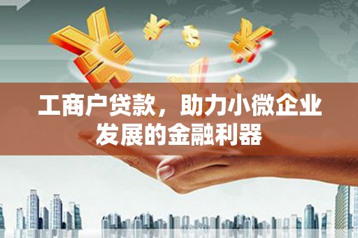杭州工商户贷款，助力小微企业发展的金融利器