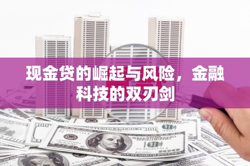 荣县现金贷的崛起与风险，金融科技的双刃剑
