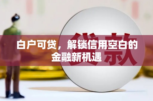 唐山白户可贷，解锁信用空白的金融新机遇