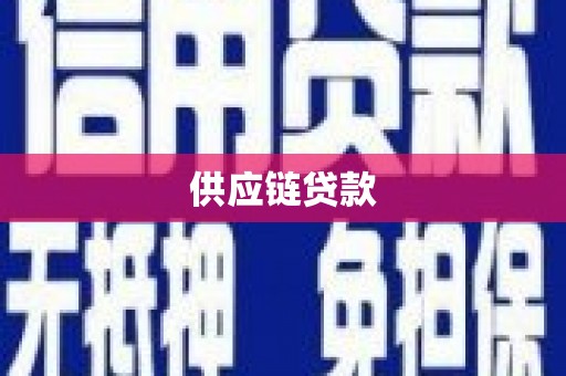 容县供应链贷款