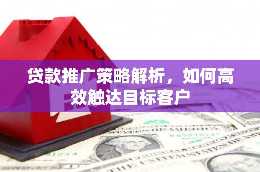 大英贷款推广策略解析，如何高效触达目标客户