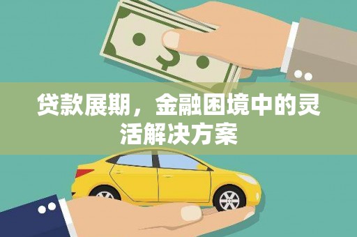 隆回贷款展期，金融困境中的灵活解决方案