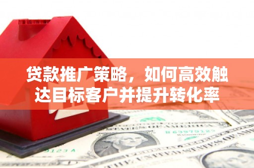 公安贷款推广策略，如何高效触达目标客户并提升转化率