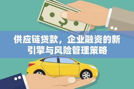 衡阳供应链贷款，企业融资的新引擎与风险管理策略