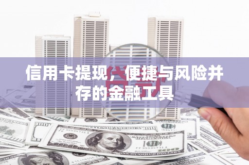 阜康信用卡提现，便捷与风险并存的金融工具