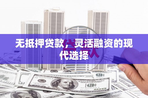 巴州无抵押贷款，灵活融资的现代选择