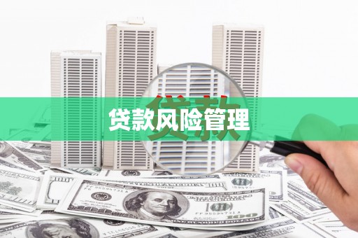 都昌贷款风险管理