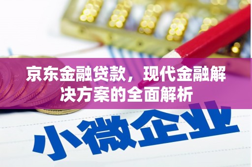 顺庆京东金融贷款，现代金融解决方案的全面解析