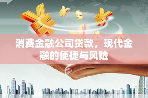 儋州消费金融公司贷款，现代金融的便捷与风险